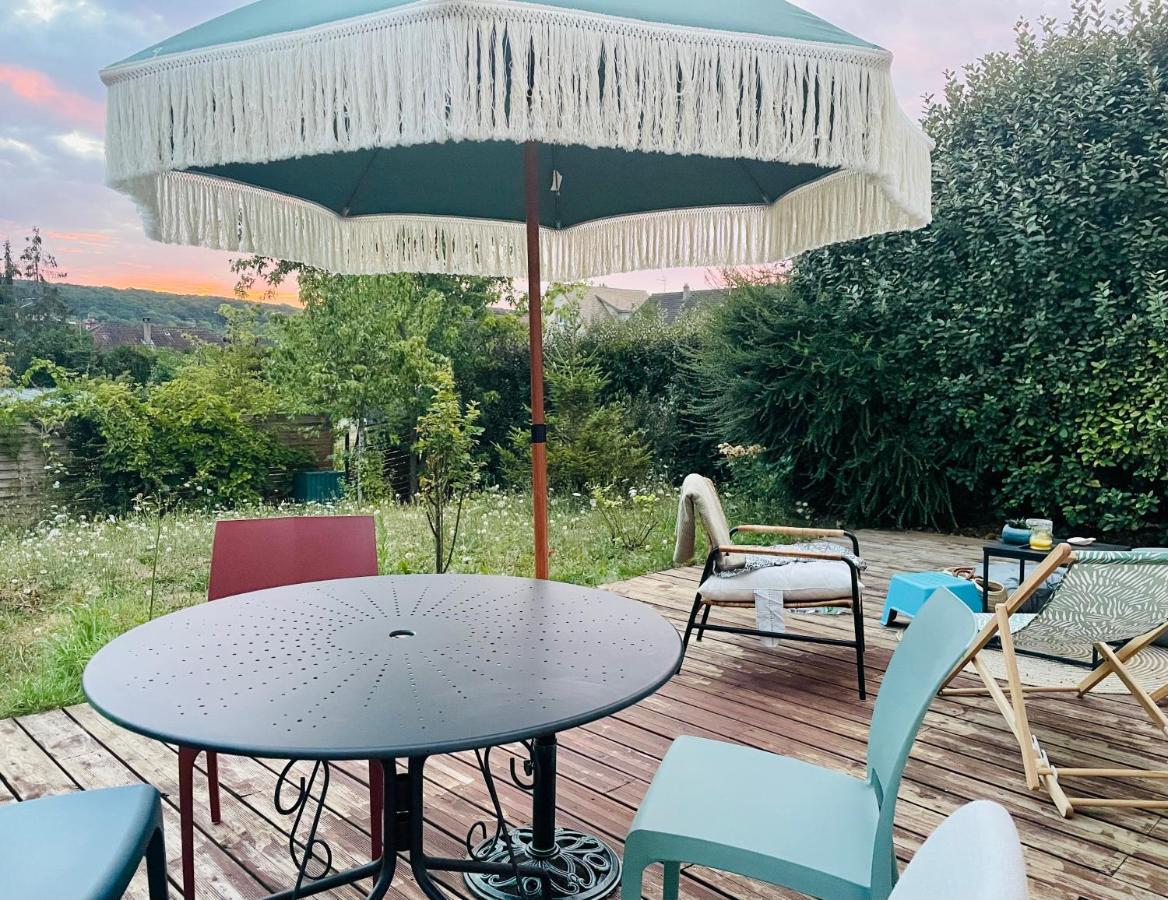La Mandragora - Maison Avec Jardin Et Poele A Bois เวอร์นอน ภายนอก รูปภาพ